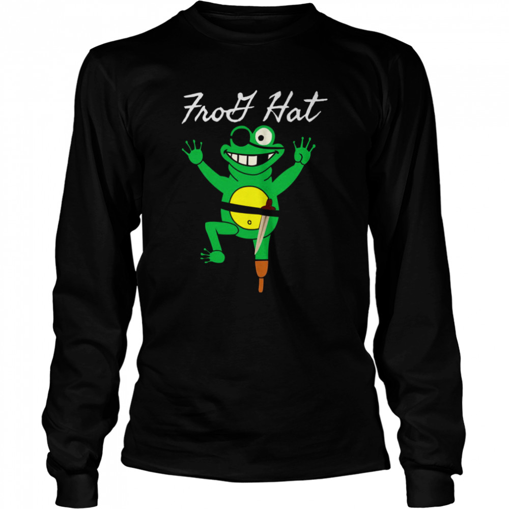 Barber Frog Hat Garf shirt Long Sleeved T-shirt