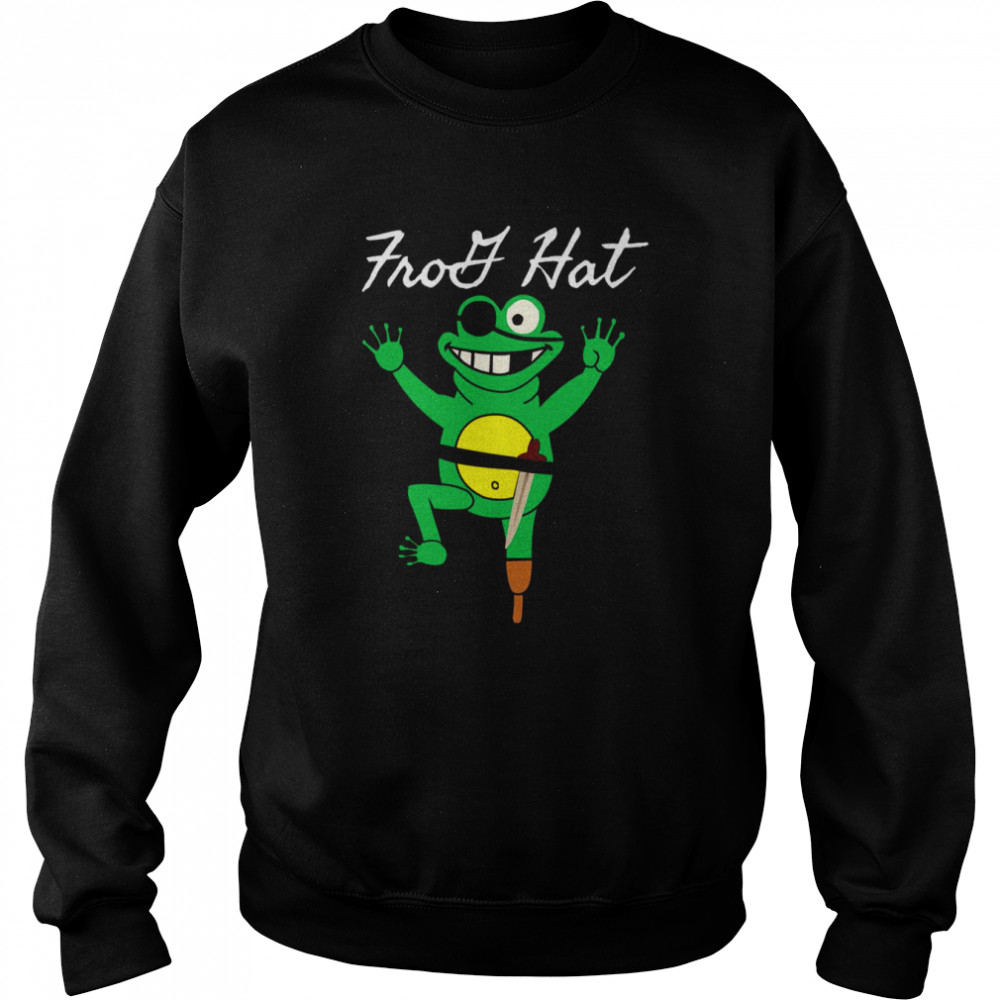 Barber Frog Hat Garf shirt Unisex Sweatshirt