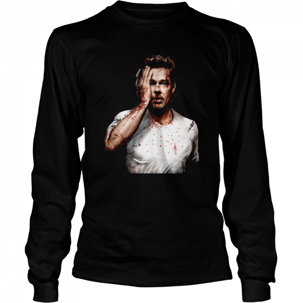 Brad Pitt Bullet Train Movie 2022 shirt Long Sleeved T-shirt