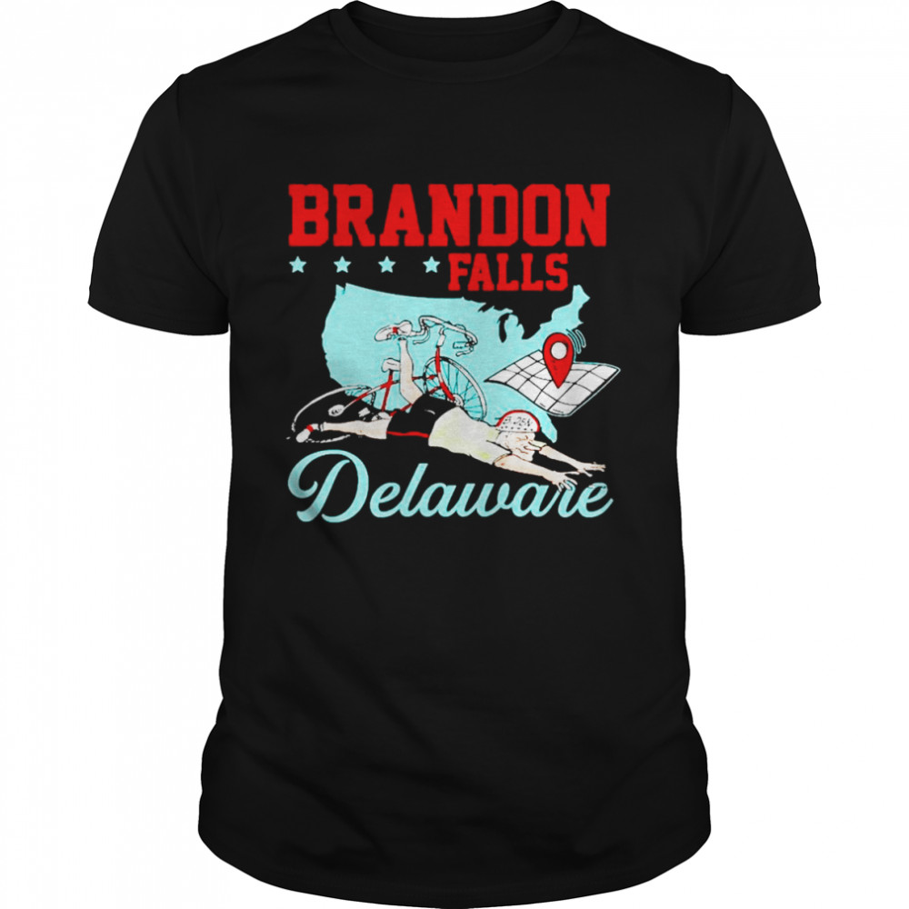 Brandon falls delaware Joe Biden bike ride T-shirt