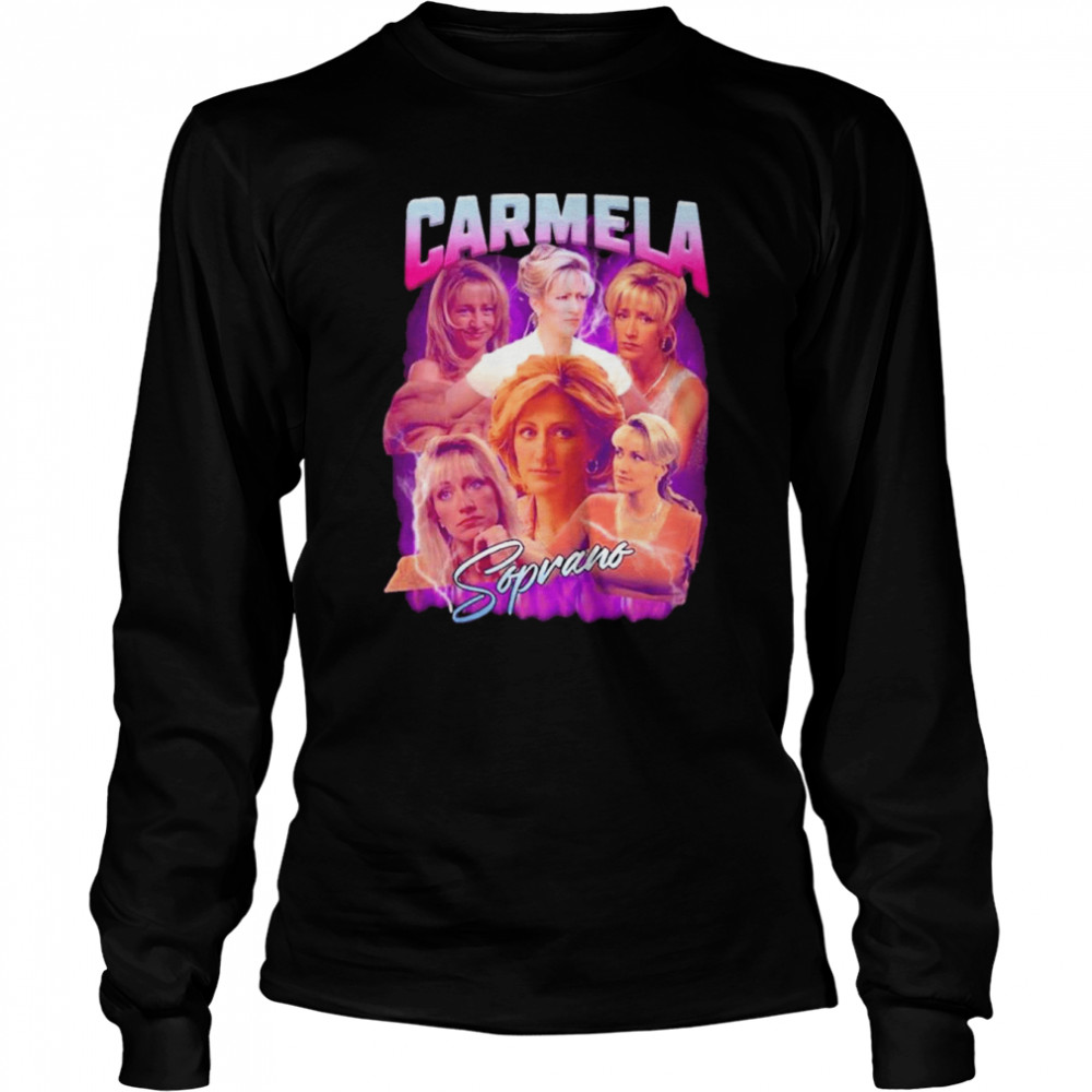 Carmela Soprano  Edie Falco Homage shirt Long Sleeved T-shirt