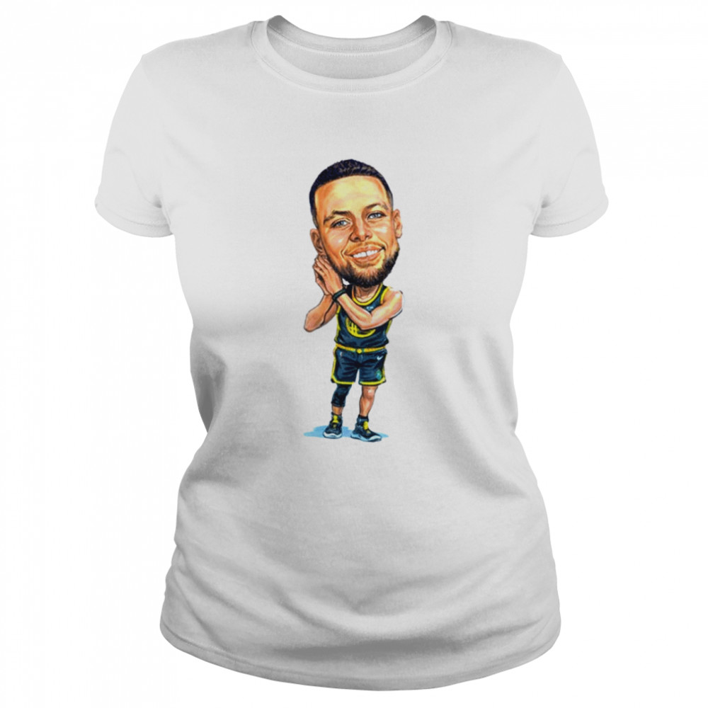 Cartoon Art Steph Curry Mpv Finals 2022 Basketball shirt Classic Women's T-shirt