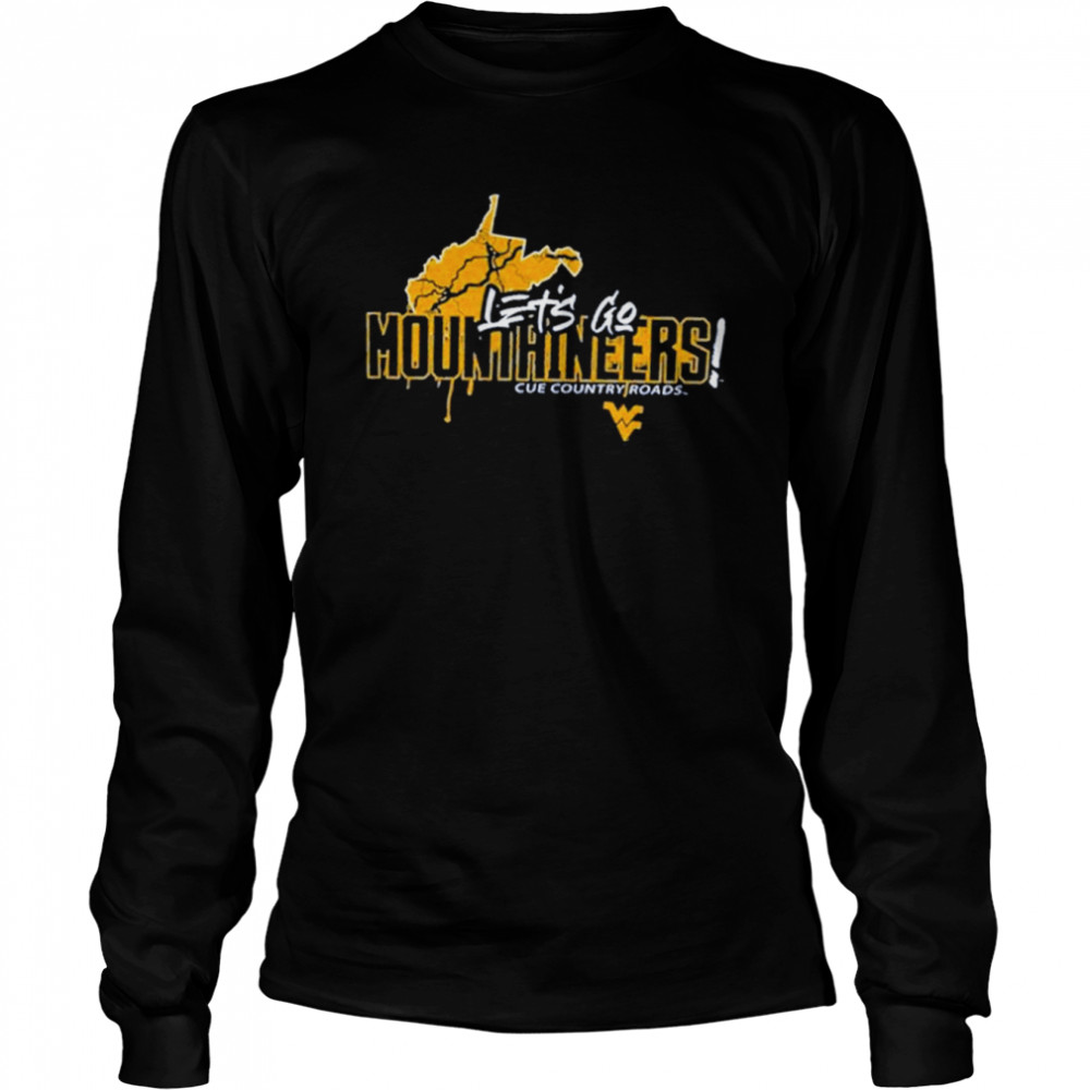 Colosseum Youth West Virginia Mountaineers Blue 2022 Fan T- Long Sleeved T-shirt