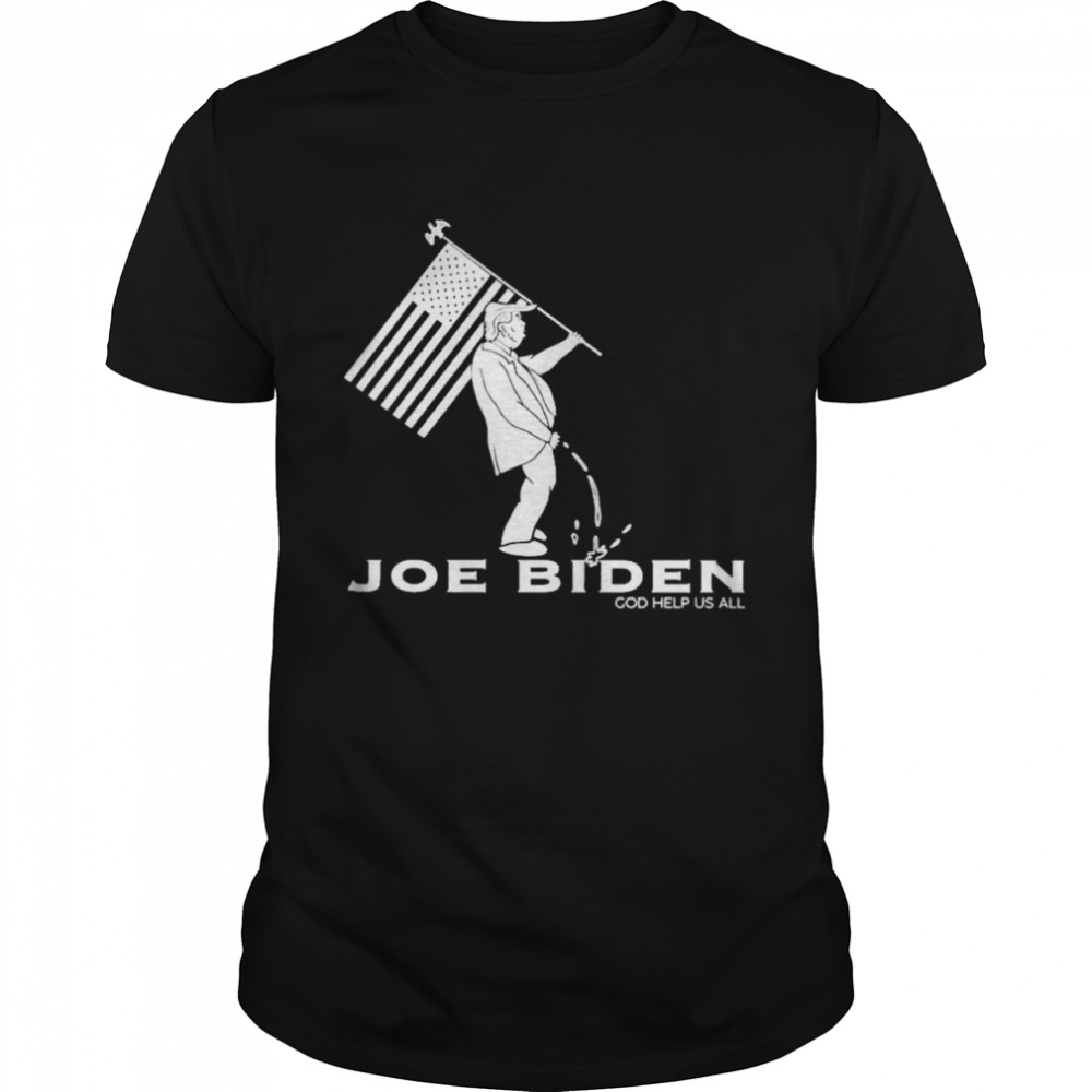 Donald Trump Piss Joe Biden God Help Us all shirt Classic Men's T-shirt