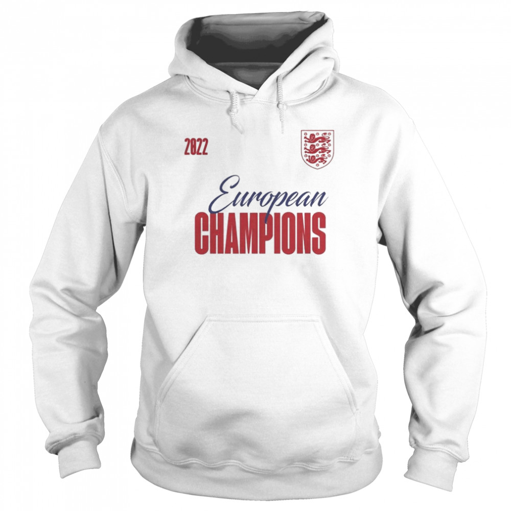 England Euro 2022 Champions Football T-shirt Unisex Hoodie
