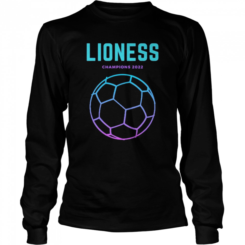England Lionesses Womens Winning Chamionship Team 2022 T- Long Sleeved T-shirt