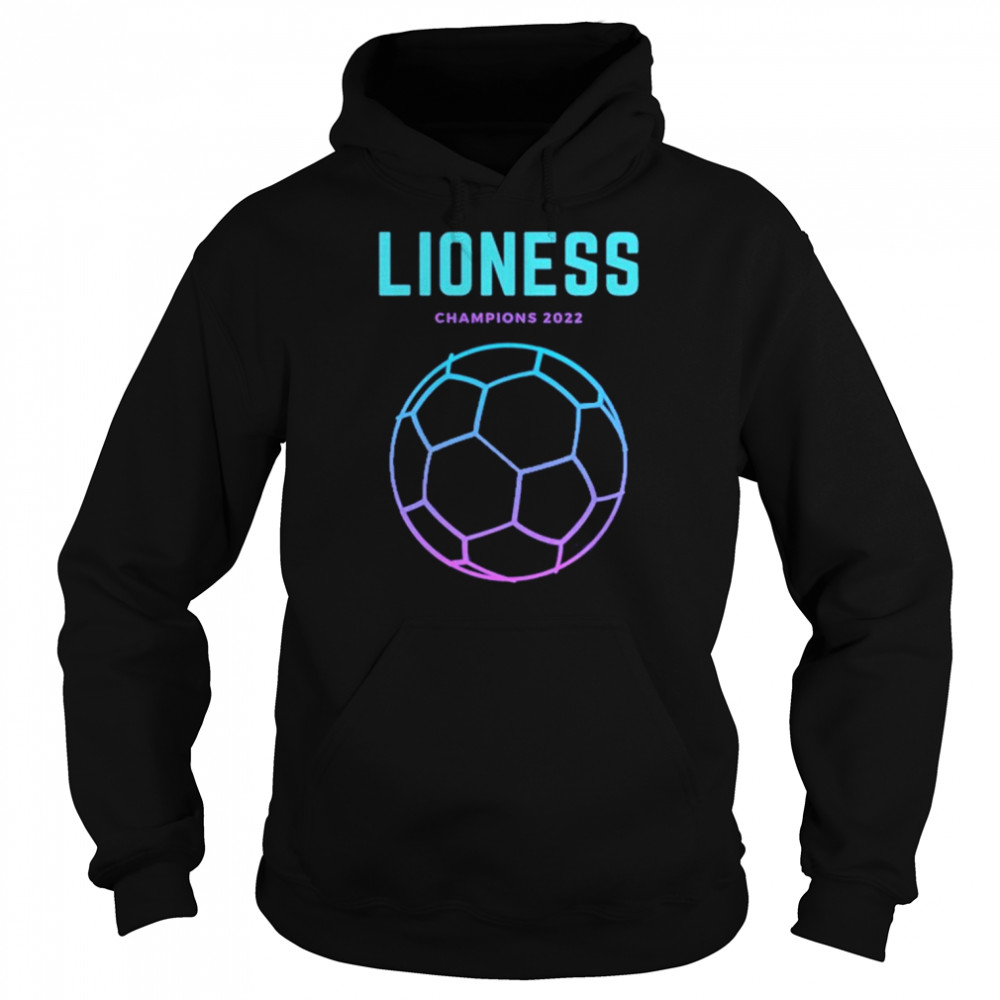 England Lionesses Womens Winning Chamionship Team 2022 T- Unisex Hoodie