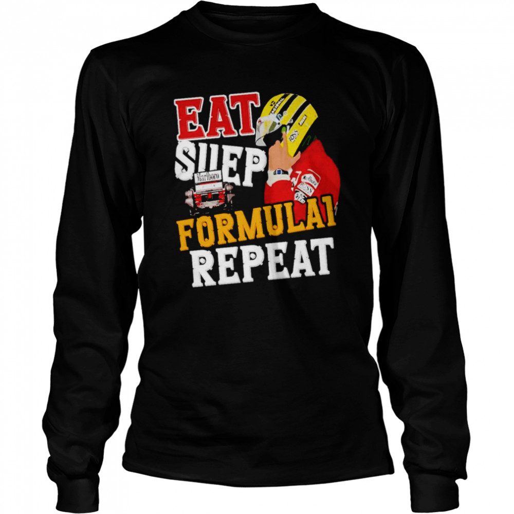 F1 Eat Sllep Formula Repeat shirt Long Sleeved T-shirt