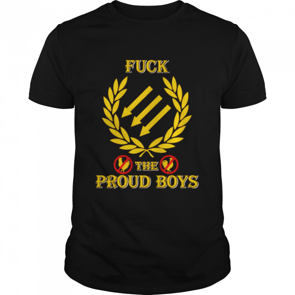 Fuck the proud boy shirt Classic Men's T-shirt
