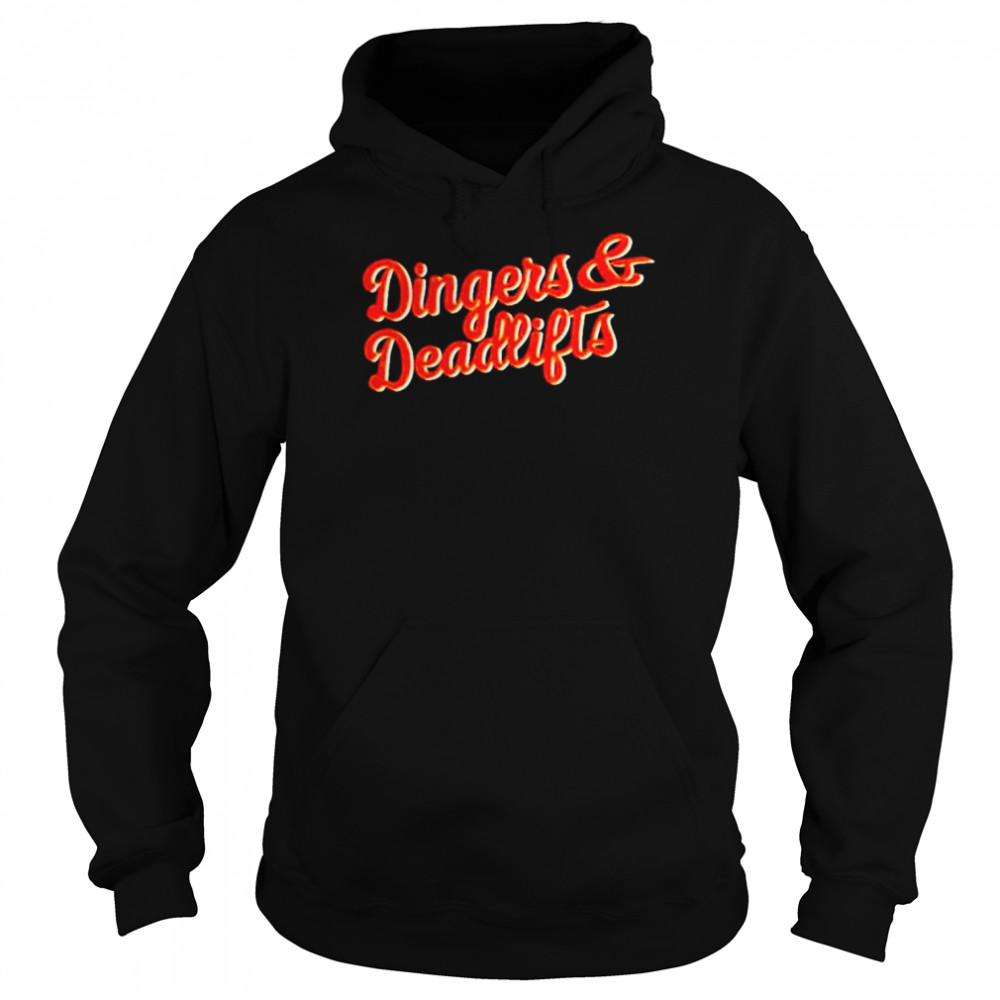 Gabe Kapler Dingers and Deadlifts T-shirt Unisex Hoodie