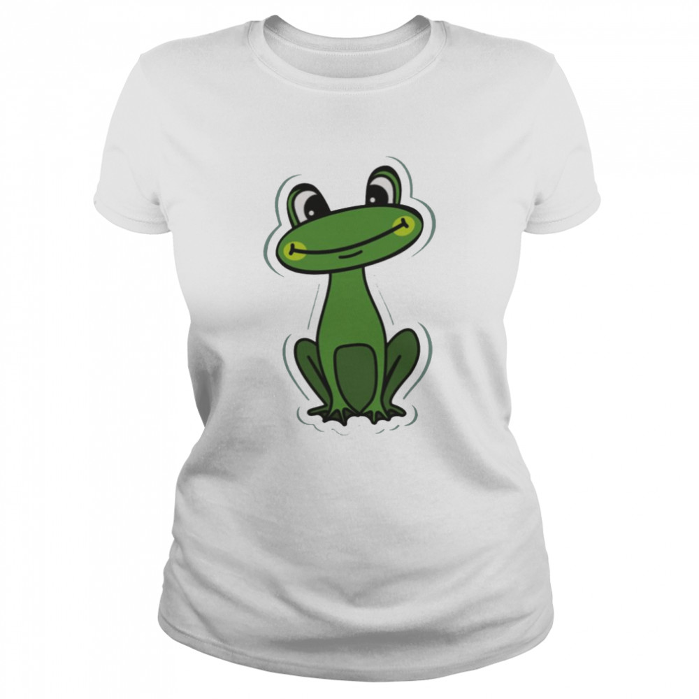 Green Frog Garf Chibi shirt Classic Women's T-shirt