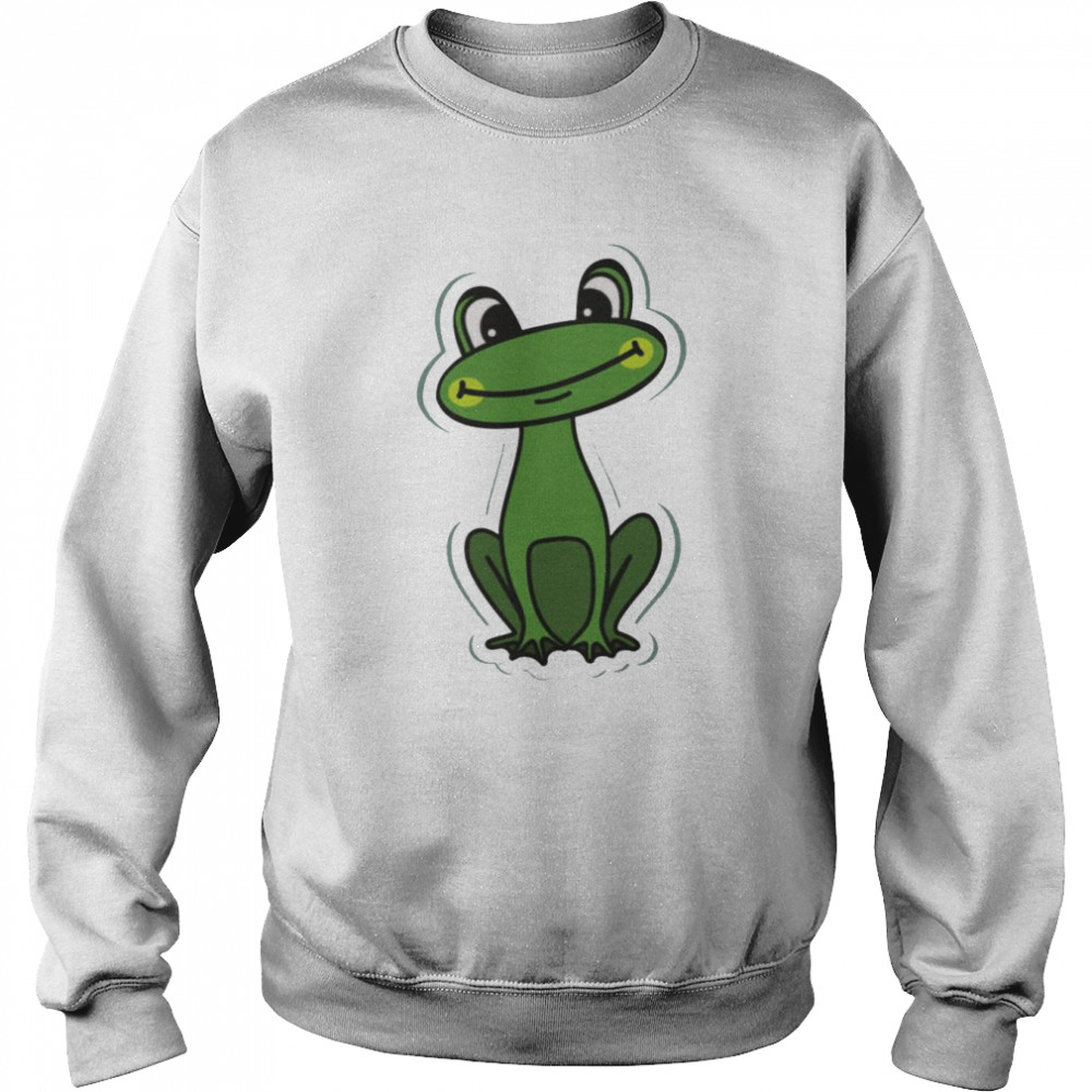 Green Frog Garf Chibi shirt Unisex Sweatshirt