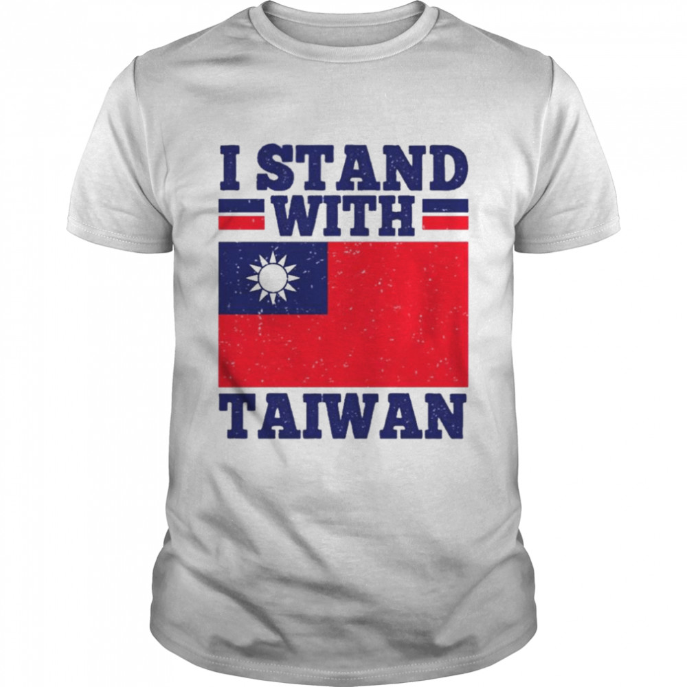 I Stand With Taiwan Flag Unisex T- Classic Men's T-shirt