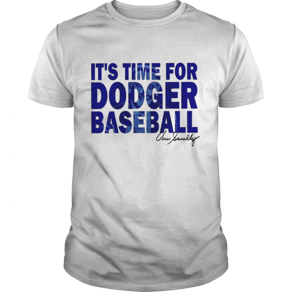 It’s Time For Dodgers Baseball quotes Vin Scully shirt