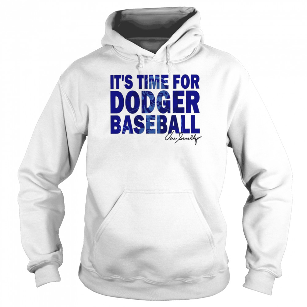 It's Time For Dodgers Baseball quotes Vin Scully T-Shirt - Anynee