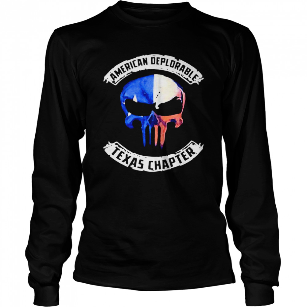 Kambree American Deplorable Texas Chapter shirt Long Sleeved T-shirt