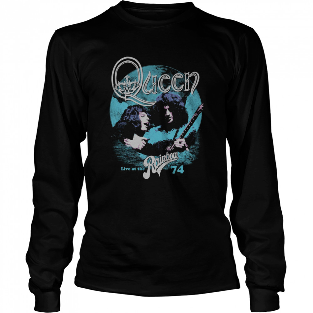 Live At The Rainbow ’74 Queen Band shirt Long Sleeved T-shirt