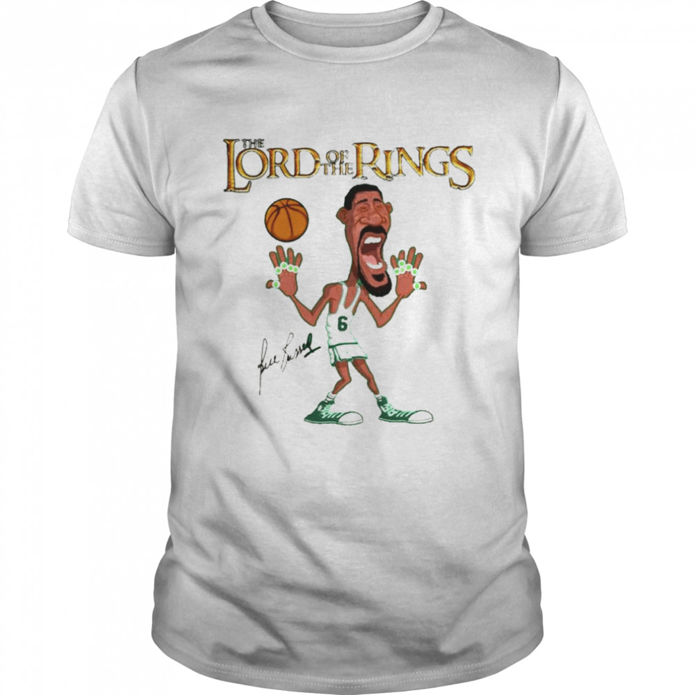 Lord Of The Rings Legend Bill Russell Boston Celtics signatures shirt Classic Men's T-shirt