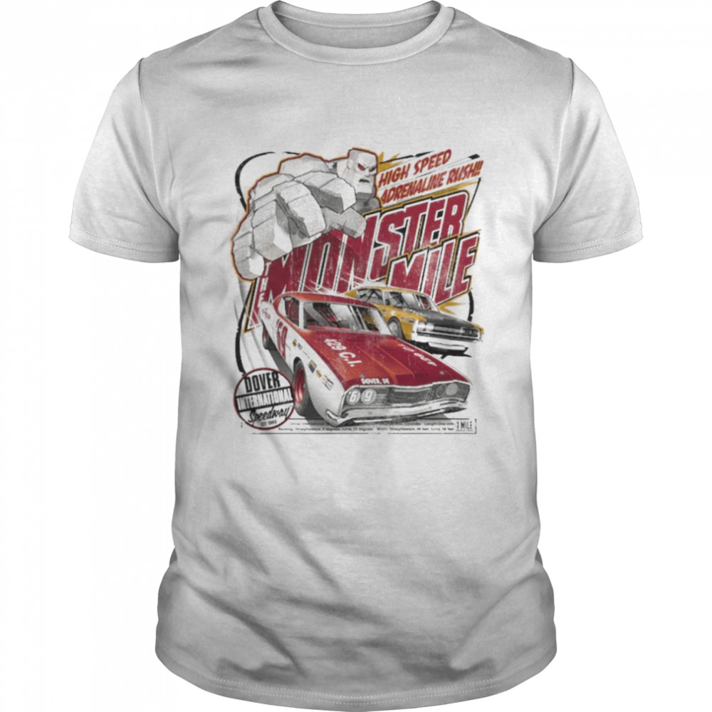 Men’s White Dover International Speedway High Speed Monster Mile T- Classic Men's T-shirt