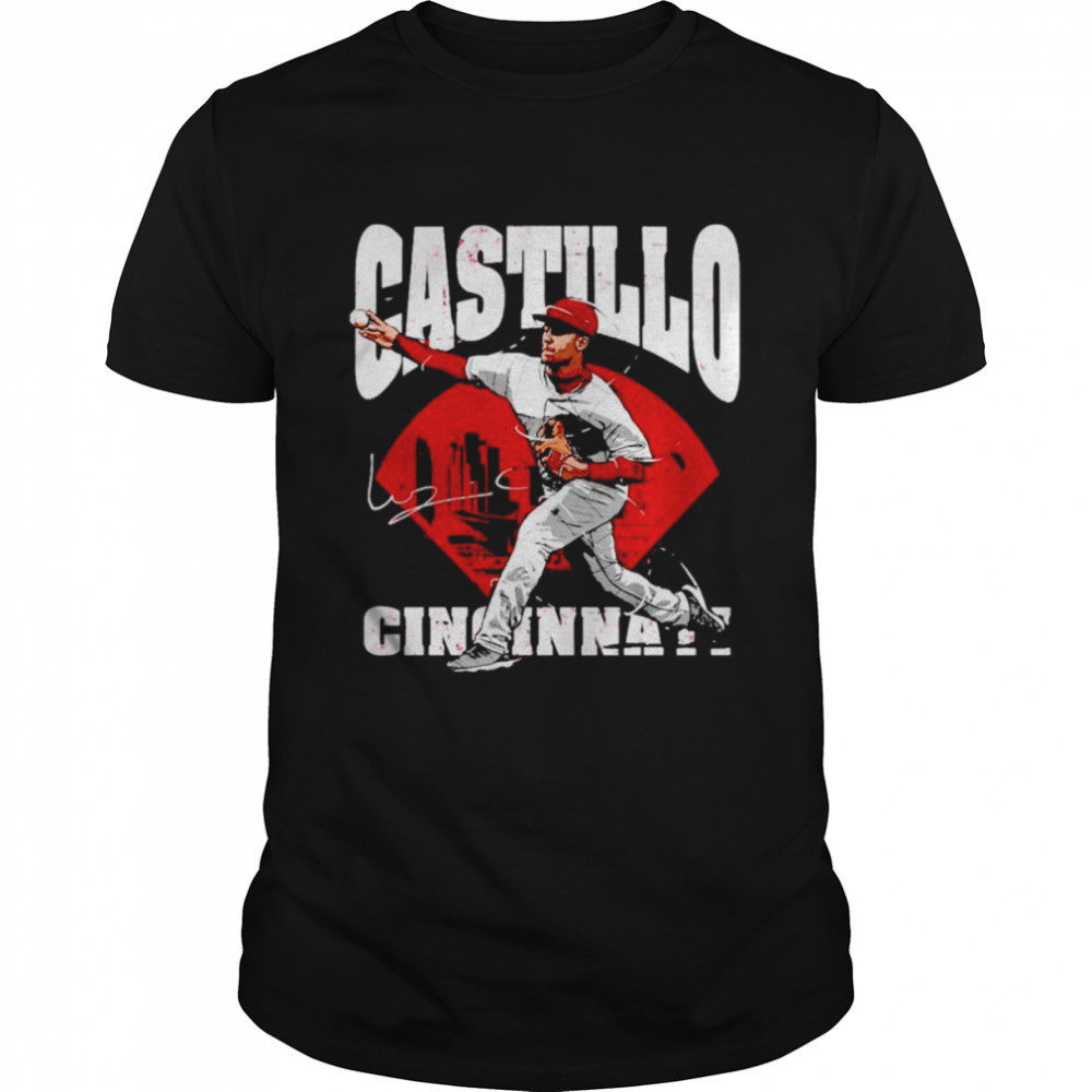 MLB Luis Castillo Field signature shirt Classic Men's T-shirt