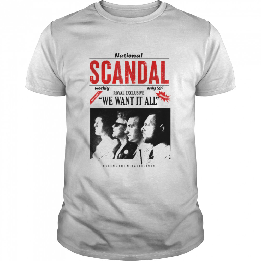 National Sandal Scandalous Queen 1989 shirt Classic Men's T-shirt