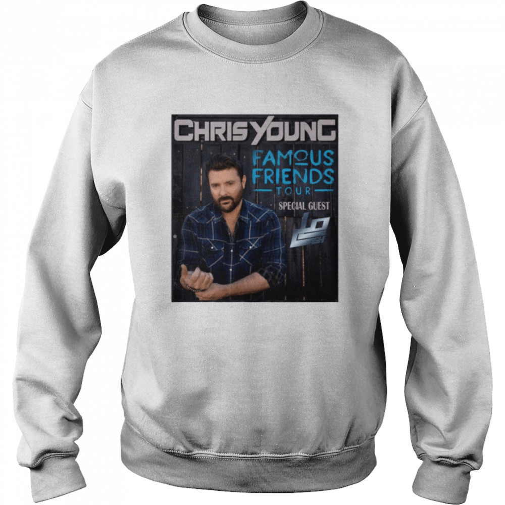 New Tour 2022 Famous Friends Tour Chris Young shirt Unisex Sweatshirt