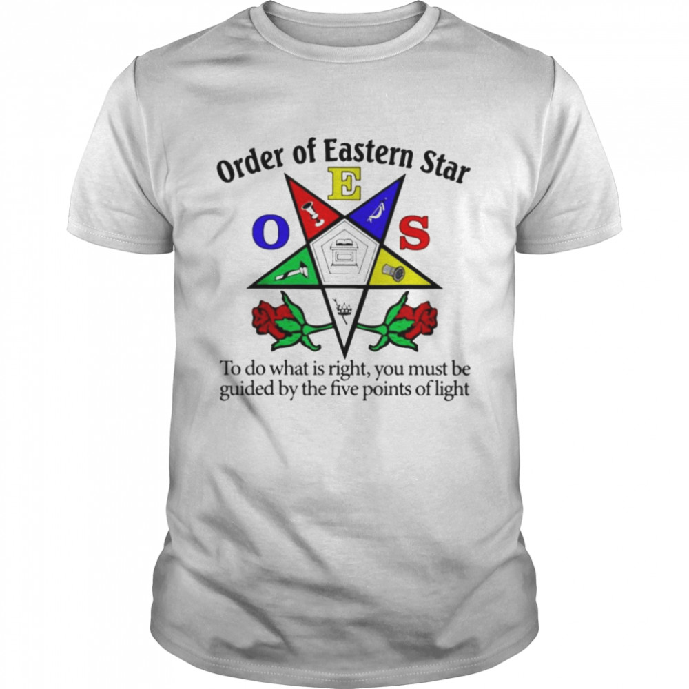 Oes Order of Eastern Star To Do What Is Right shirt Classic Men's T-shirt