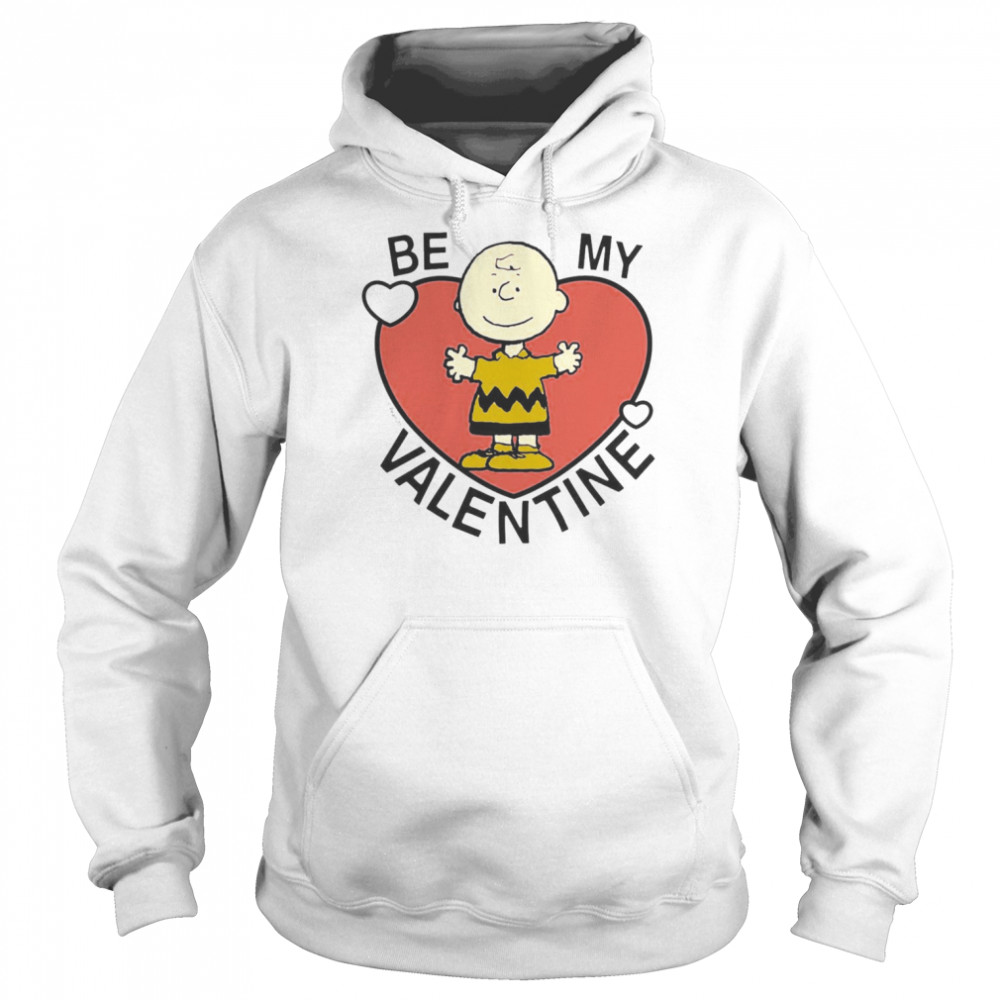 Peanuts Valentine Charlie Brown Heart  Unisex Hoodie