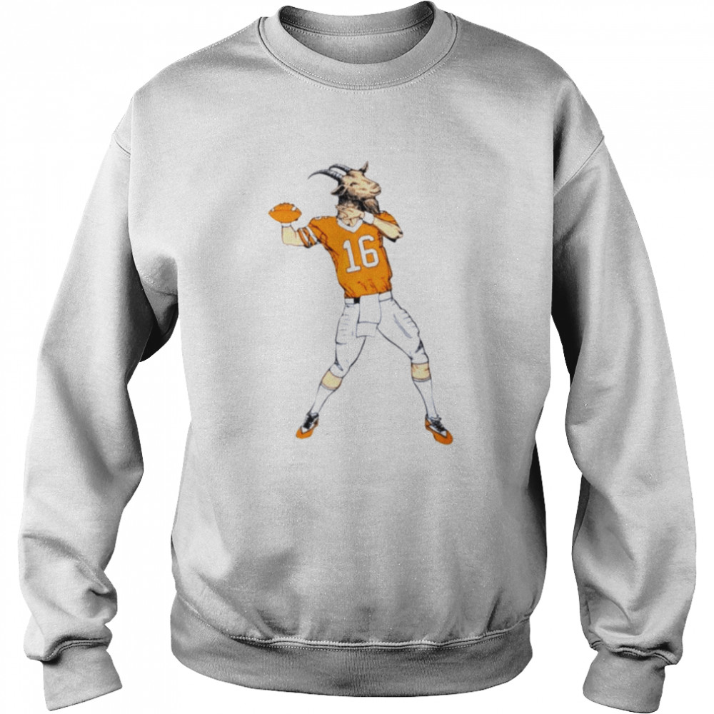 Peyton Manning 16 Goat shirt Unisex Sweatshirt