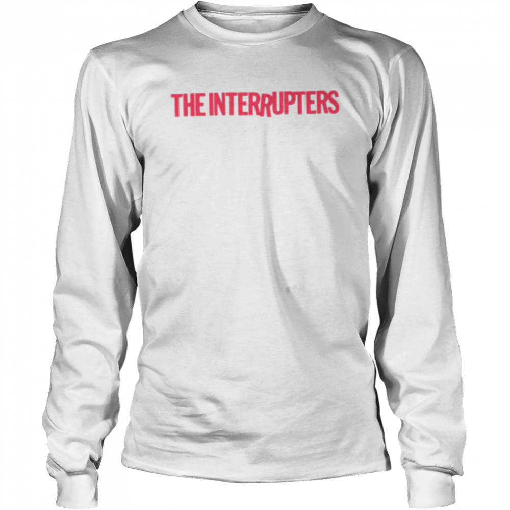 Pink Band Logo The Interrupters shirt Long Sleeved T-shirt