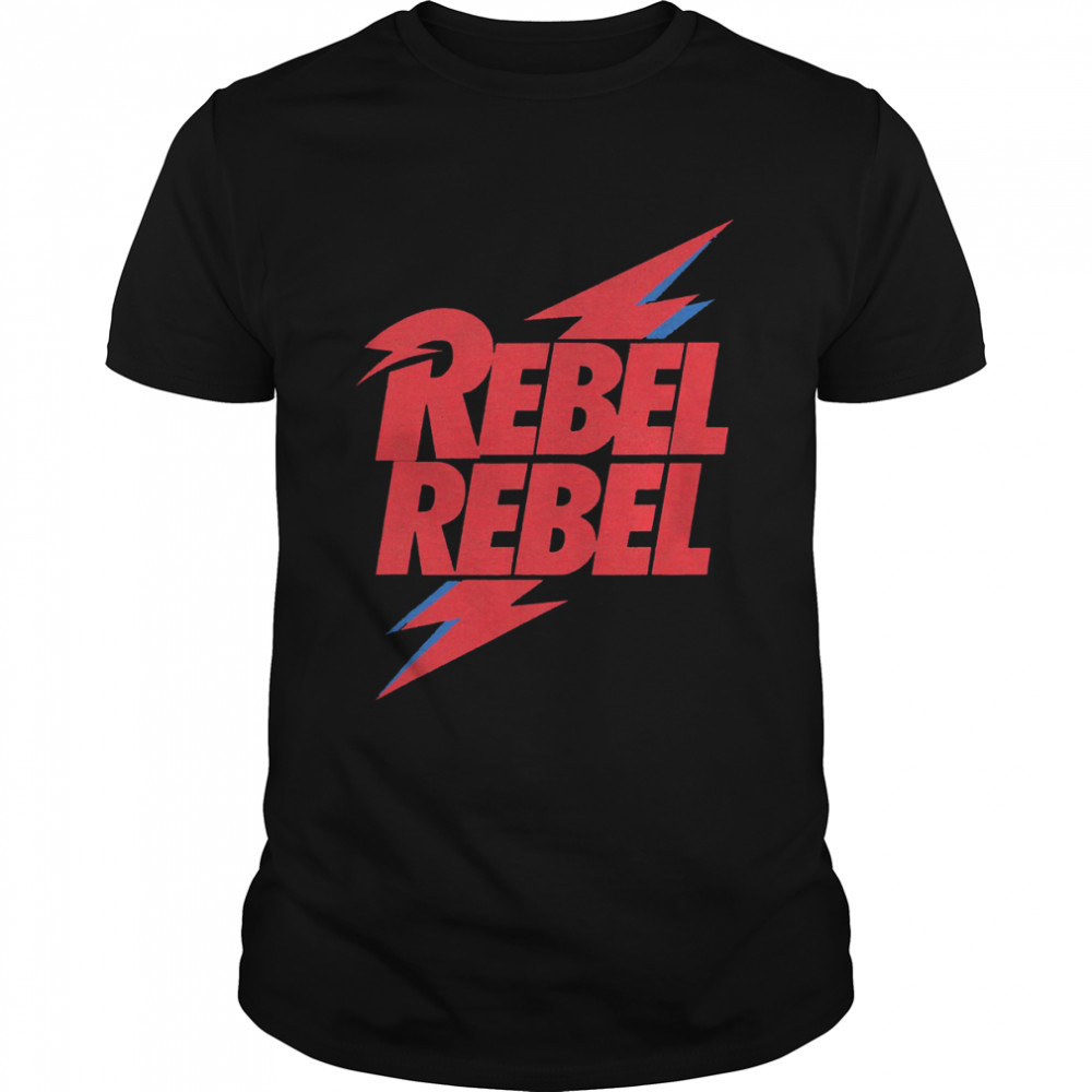 Rebel Rebel Lightning David Bowie shirt