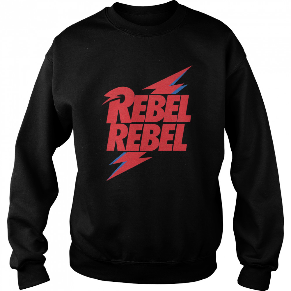 Rebel Rebel Lightning David Bowie shirt Unisex Sweatshirt
