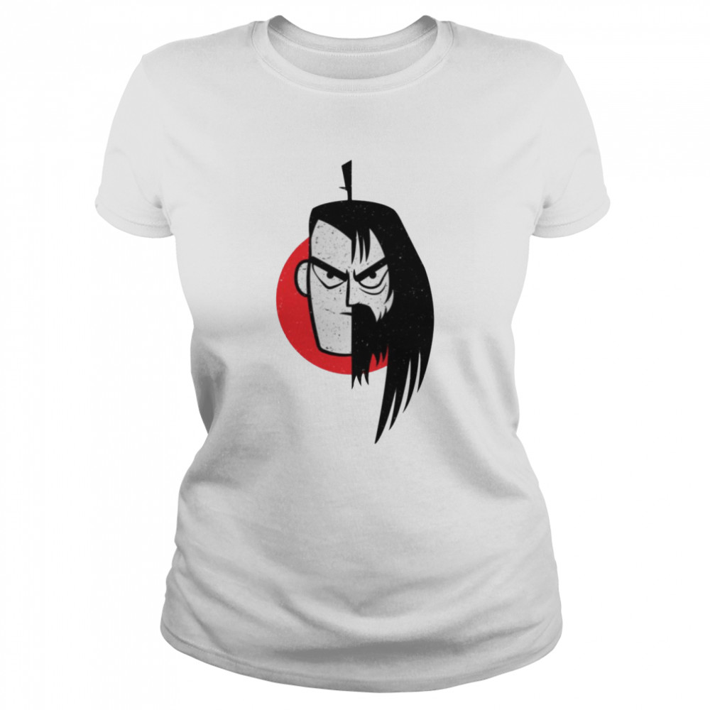 Split Face Art Samurai Jack shirt Classic Women's T-shirt