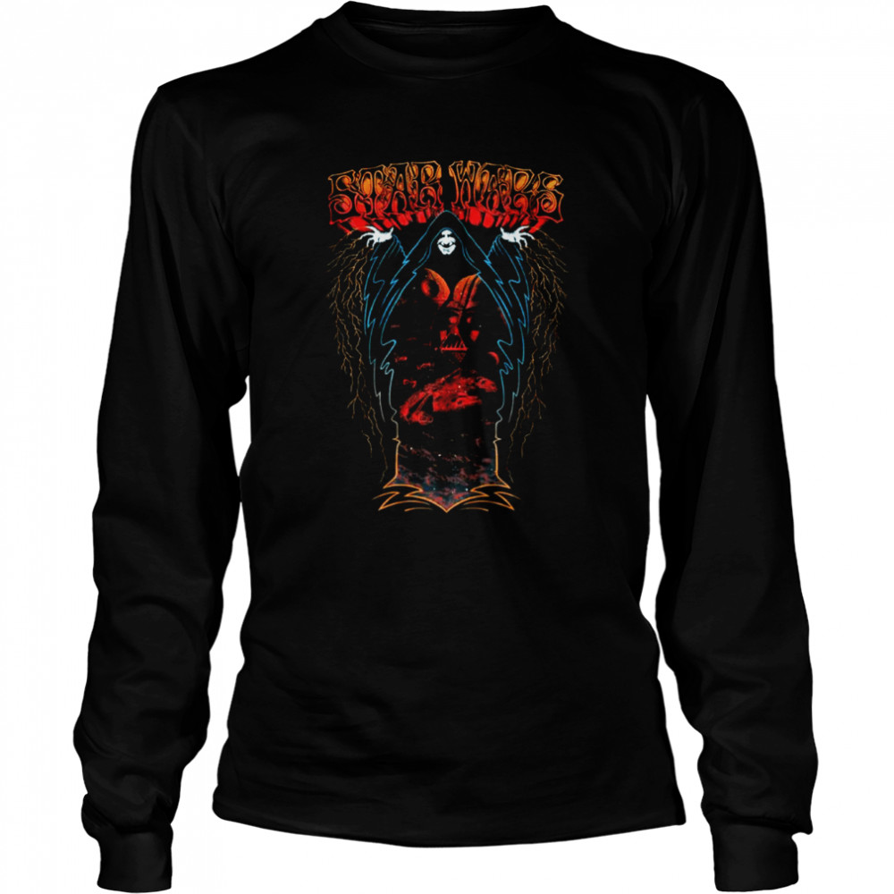 Star Wars Emperor Palpatine Vader Groovy Psychedelic T- Long Sleeved T-shirt