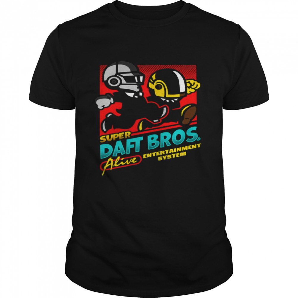 Super Daft Bros High Quality Of Daft Punk shirt Classic Men's T-shirt