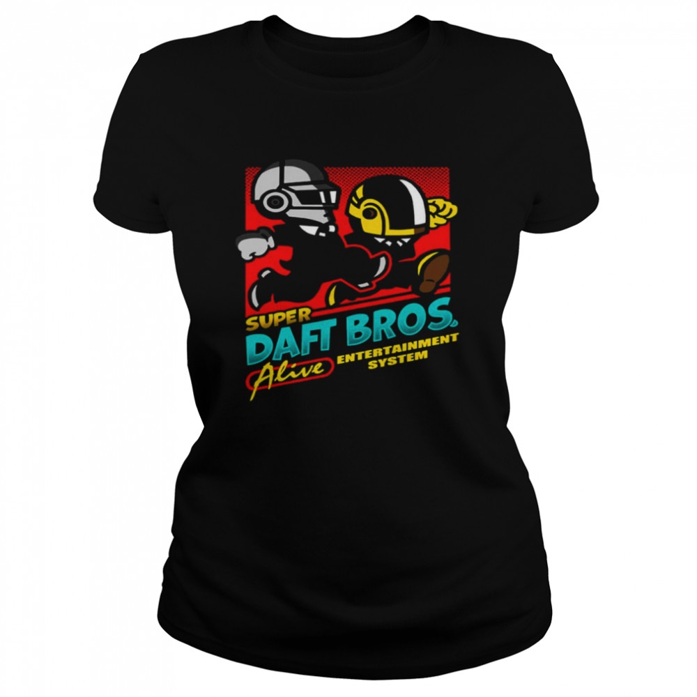 Super Daft Bros High Quality Of Daft Punk shirt Classic Women's T-shirt