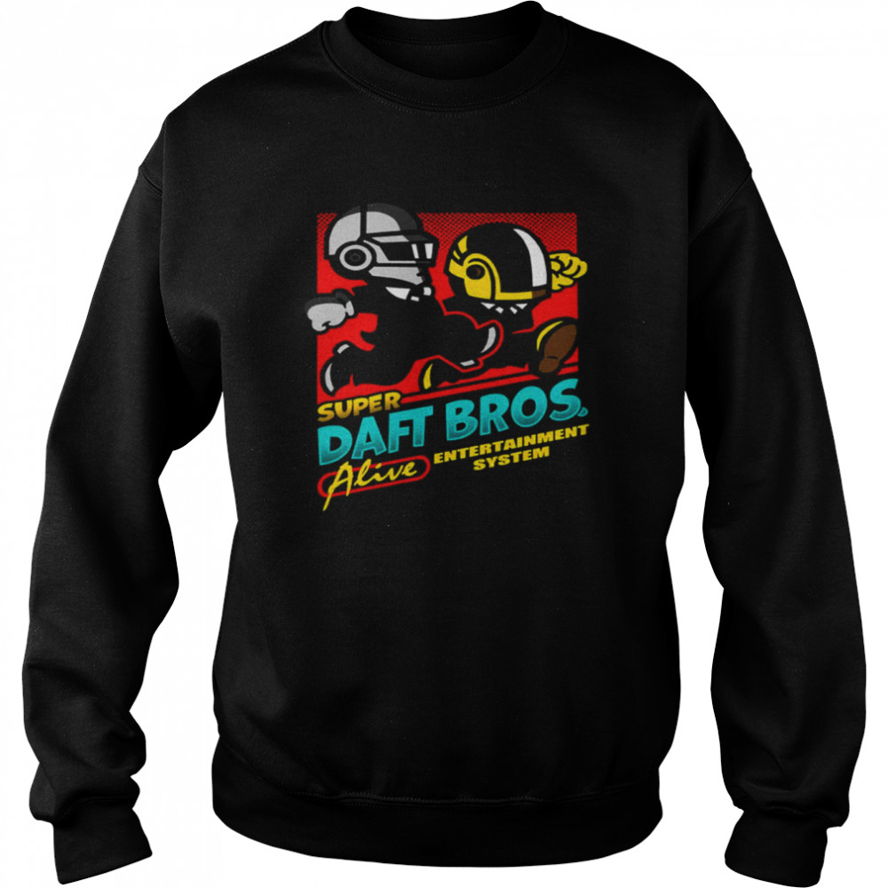 Super Daft Bros High Quality Of Daft Punk shirt Unisex Sweatshirt