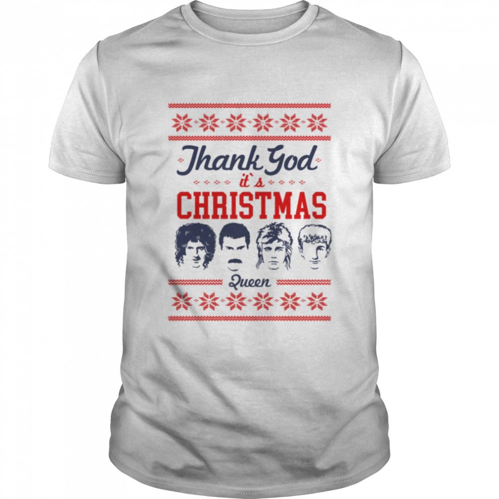 Thanks God It´s Christmas Ugly Queen Band shirt