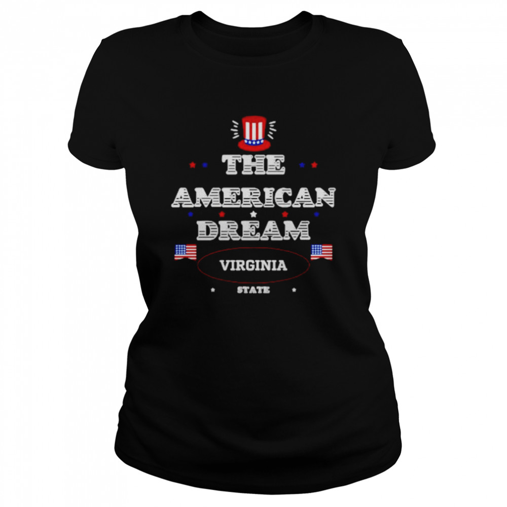 The American dream Virginia State shirt Classic Women's T-shirt