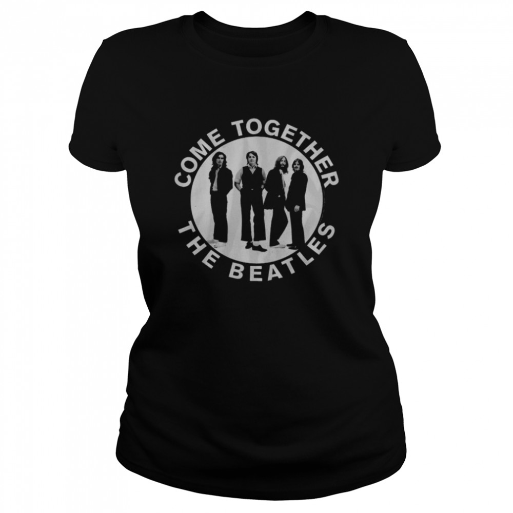 The Beatles Come Together Circle Rock Band shirt Classic Women's T-shirt