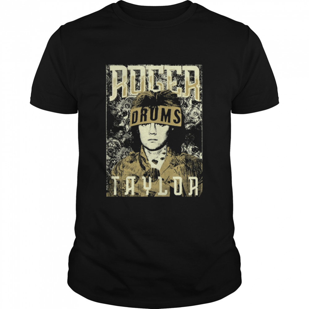 The Drummer Queen Roger Taylor Vintage shirt Classic Men's T-shirt