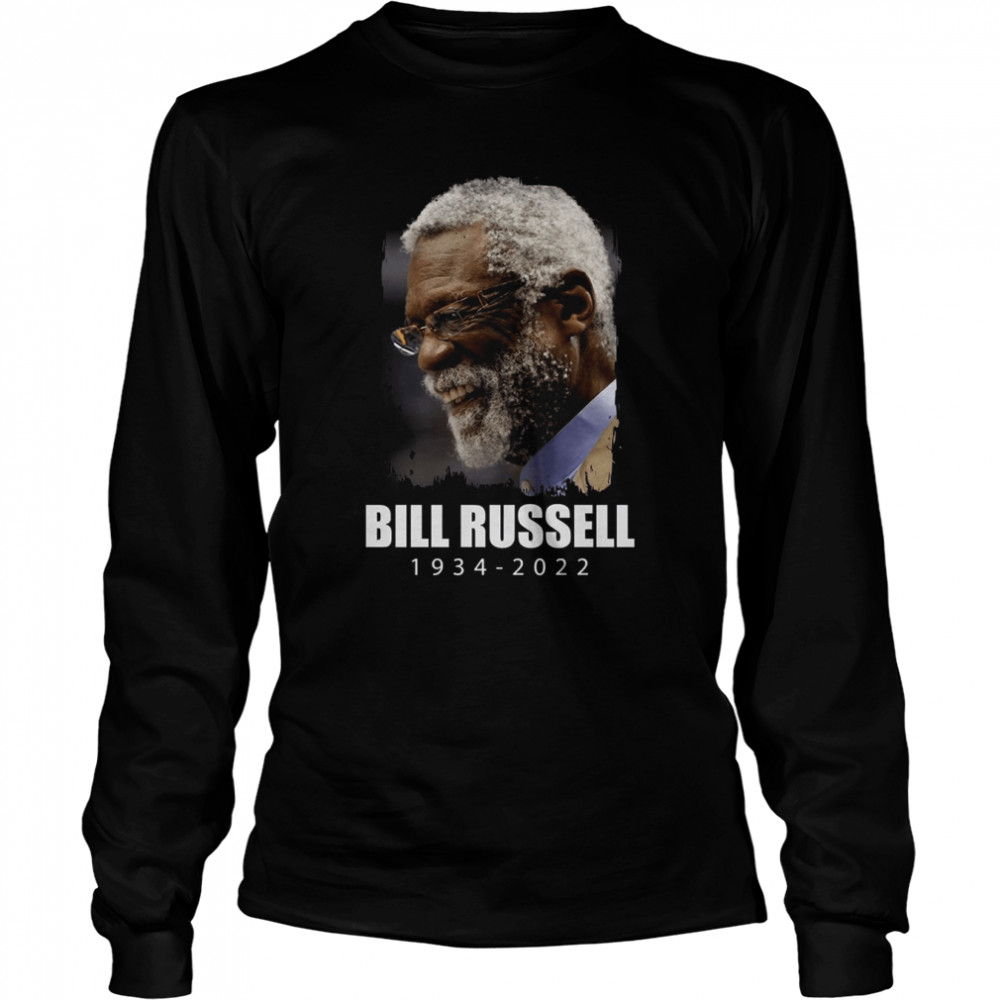 Vintage Basketball Bill Russell 1934 – 2022 T- Long Sleeved T-shirt
