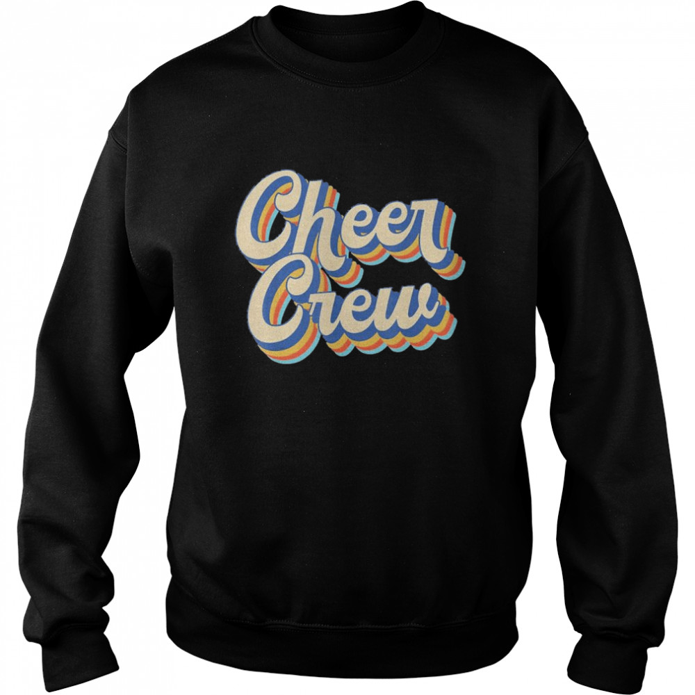 Vintage Cheer Crew Cheerleading Team Cheerleader T-shirt Unisex Sweatshirt