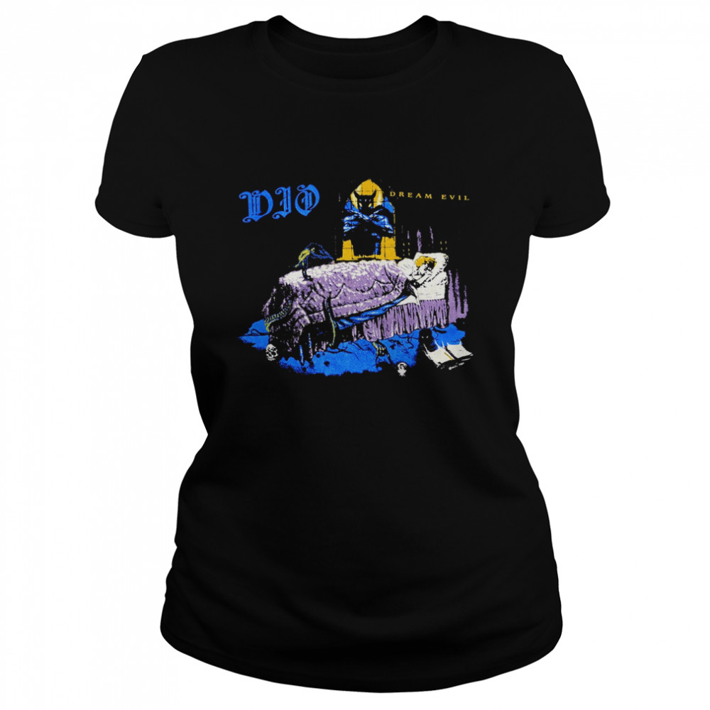 Vintage Dio Rock Band Dio Dream Devil shirt Classic Women's T-shirt