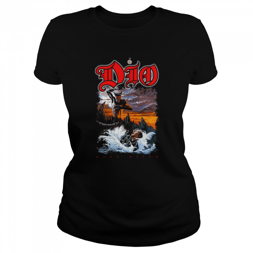 Vintage Dio Rock Band Dio Holy Diver shirt Classic Women's T-shirt