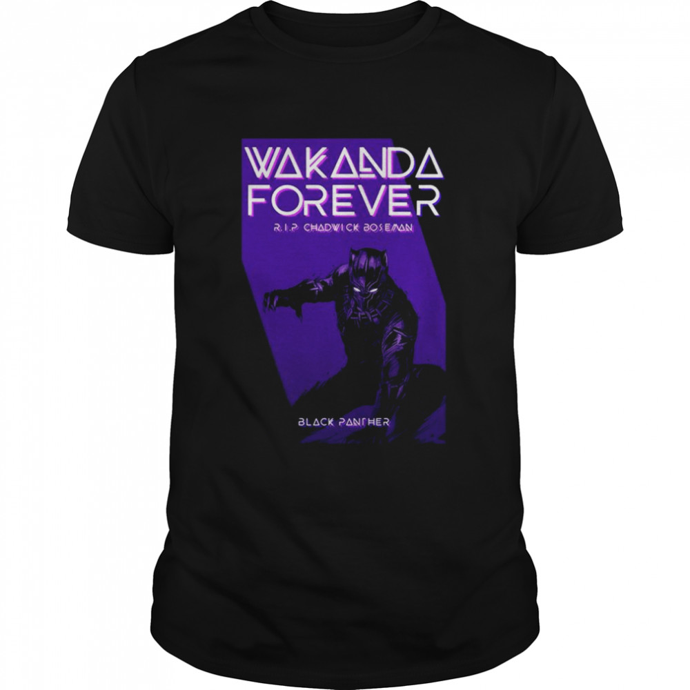 Vintage Marvel Black Panther 2 Wakanda Forever shirt Classic Men's T-shirt