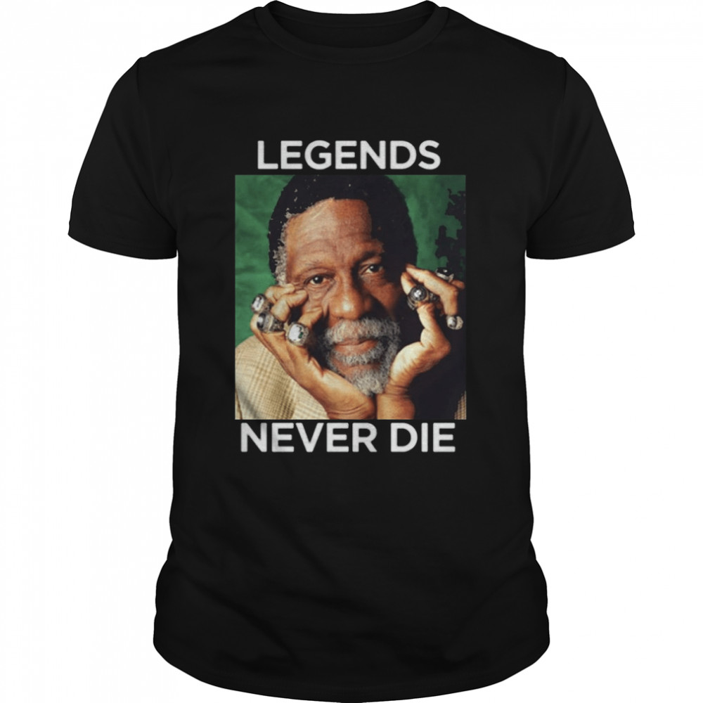 Vintage Rip Legend Bill Russell 1934 – 2022 Legends Never Die shirt Classic Men's T-shirt