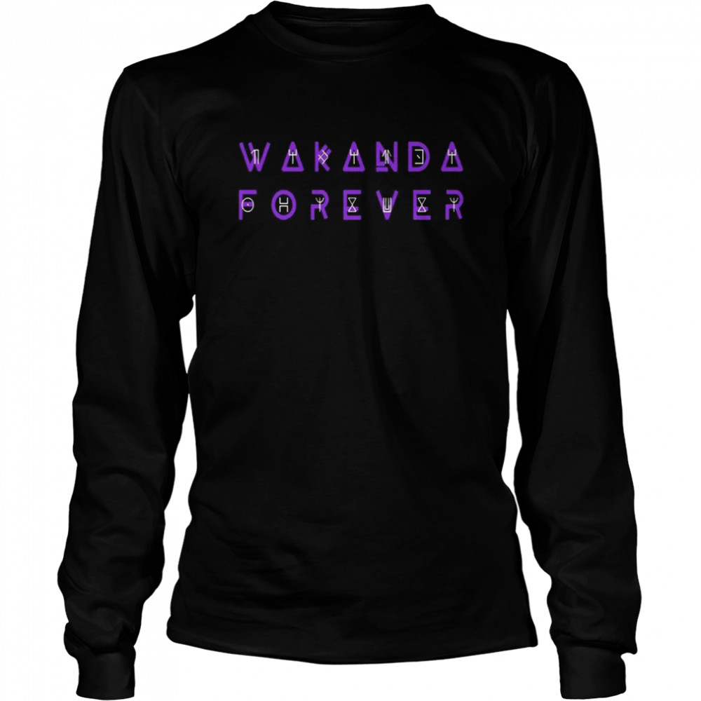 Wakanda Forever 2022 Movie shirt Long Sleeved T-shirt