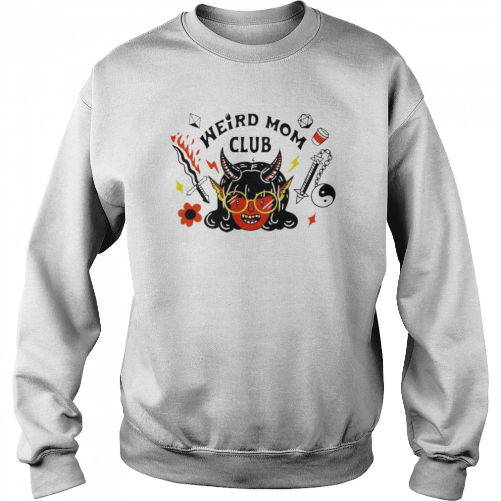 Weird mom Club Stranger Things Hellfire Club shirt Unisex Sweatshirt