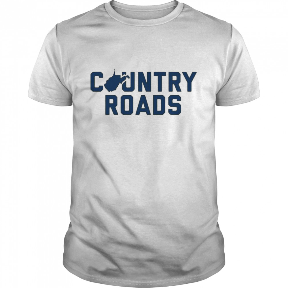 West Virginia Mountaineers Country Roads Gold  Classic Men's T-shirt